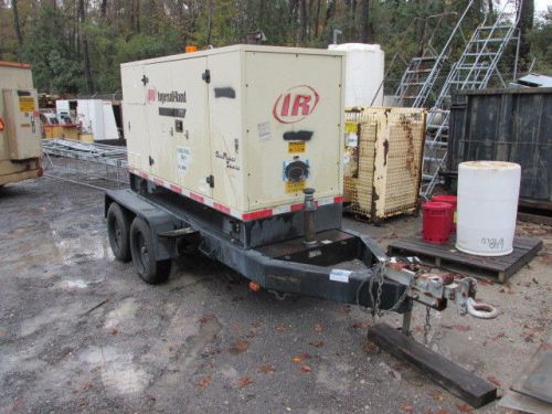 Ingersoll Rand  75 KW Genset, Trailer Mounted* Runs and Produces Voltage