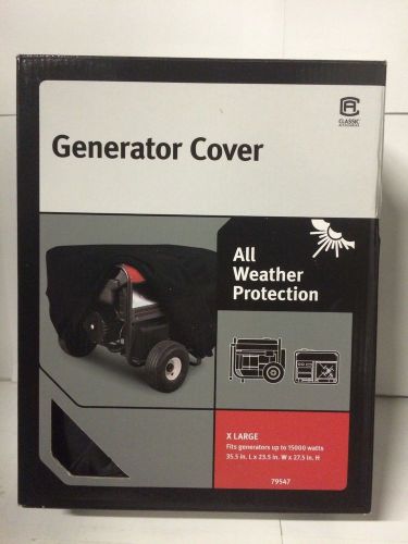 Classic Accessories 79547 Generator Cover, X-Large, Black