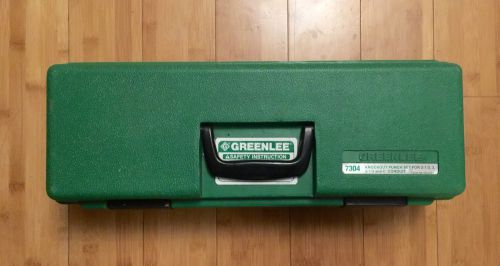 Greenlee 7304 2-1/2-4&#034; Conduit Standard Size Round Knockout Punch Kit