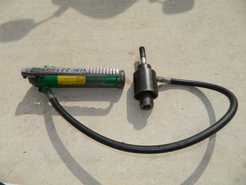 GREENLEE HYDRAULIC KNOCKOUT PUNCH DRIVER 767A WITH THE CASE