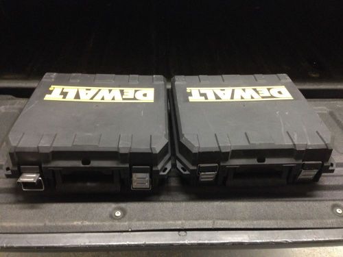 HARD CASES FROM DEWALT TOOL COMBO SETS, FOR DRILL AND IMPACT DRIVER 18V