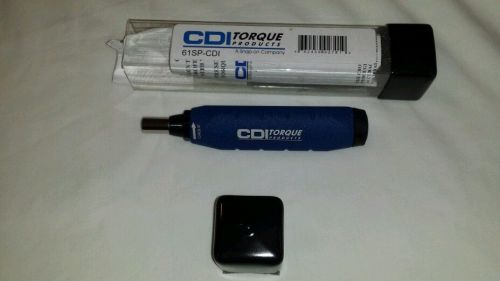 CDI Torque Products Single Set Torque Screwdriver 1/4 Hex 10-100 in OZ