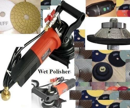 Wet polisher 3/4&#034; bevel e20 bullnose stone concrete router bit pad glaze buff for sale