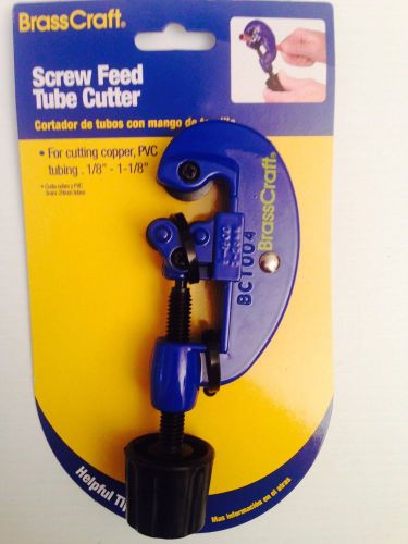 BrassCraft Screw Feed Tube Cutter For Cutting Copper, PVC tubing. 1/8&#034; to 1 1/8&#034;