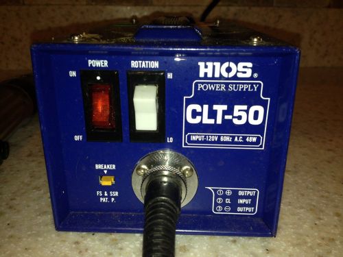 HIOS CL-7000 screwdriver with HIOS CLT-50 power supply