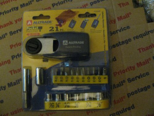 Ratchet by alltrade 21 pc pocket 1/4 inch drive ratchet 320389 for sale