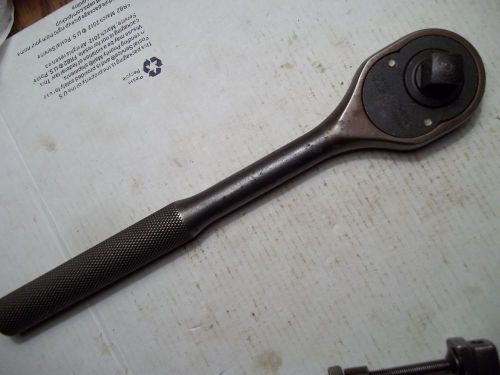 PROTO PROFESSIONAL RATCHET 1/2&#034; DR PEAR SHAPE WILLIAMS MECHANIC TOOLS 5449BL car