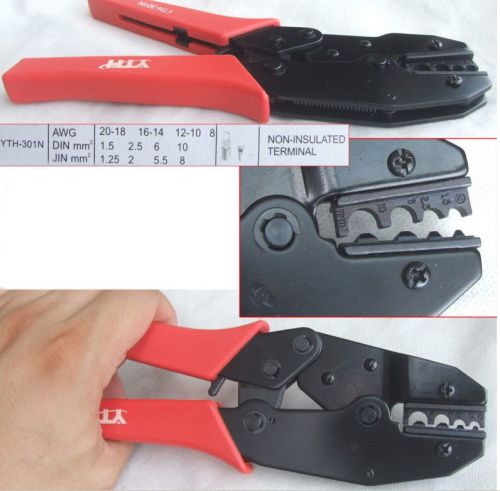 Crimper crimping Pliers for AWG DIN JIN 1.5 2.5 6 10 mm? NON-INSULATED TERMINAL