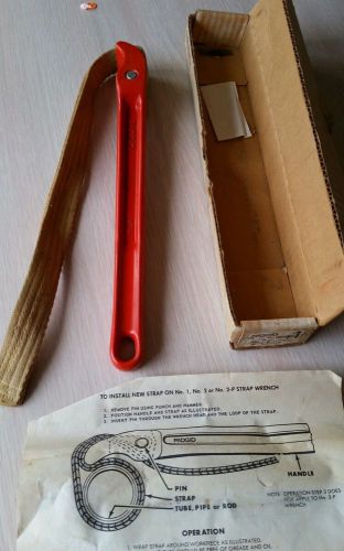 Vintage ridgid strap wrench no.2  cat no:31340 for sale