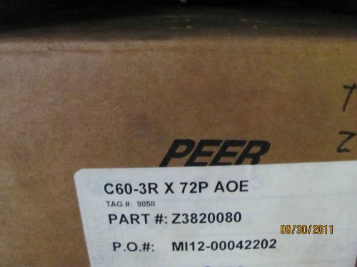 Peer chain c60-3r triple strand riveted roller chain 54&#034; 72 pitches w/conn link for sale