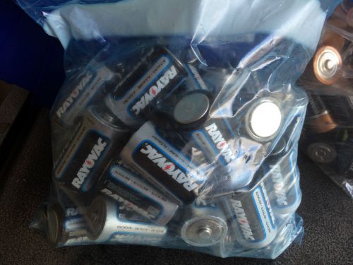 100 RAYOVAC D BATTERIES DEC 18 EXP. MANY LOTS AVAILABLE