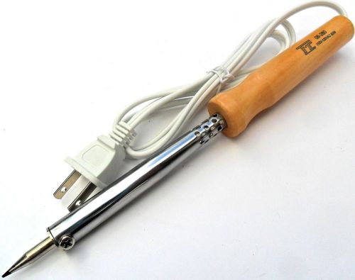 New 80 watt soldering solder iron conical manufacturing wood wooden handle for sale
