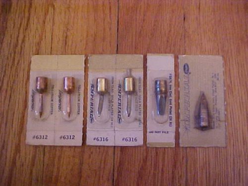 Ungar imperial 6 pcs. thread-on soldering tips - 6312 - 6316 - 6474 - 6480 for sale