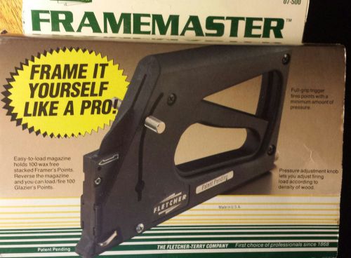 Fletcher framemaster point driver for picture framing and glazing for sale
