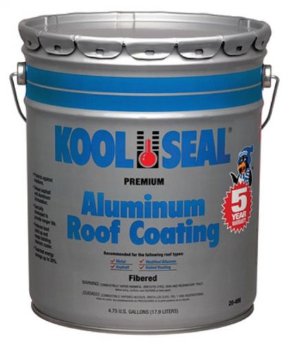 KST 4.75-Gallon Kool Seal Fibered Aluminum Roof Coating