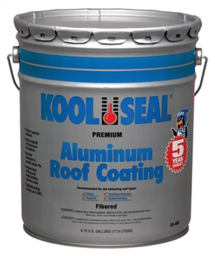 KST 4.75-Gallon Kool Seal Fibered Aluminum Roof Coating