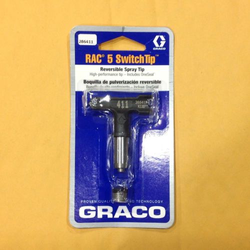 Graco 286411 Rac 5 SwitchTip Airless Sprayer Spray Tip #411