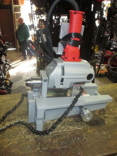 Pipe tru drill w/milwaukee 1660  new a must for fire sprinkler work for sale