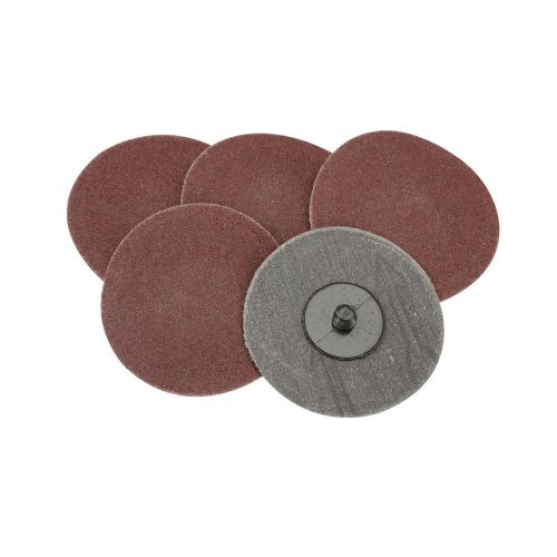 3&#034; 100 grit twist-lock abrasive discs 5 pieces 20,000 rpm max, closed coat for sale