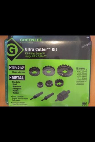 Greenlee 930 Ultra Cutter Kit - Brand New!