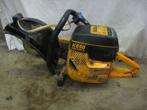 Partner k650 active ili disc cutter concrete cut off stone saw spares or repair for sale