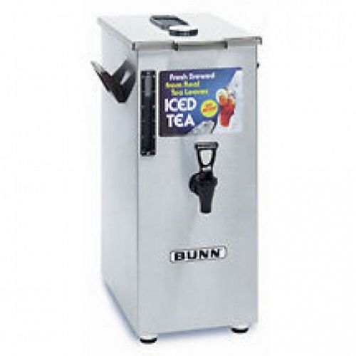 BUNN TD4T 4 gallon square Ice Tea Dispenser Server brew thru lid