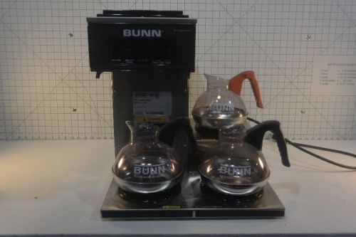 Bunn  commercial coffe maker pour over brewer model vp17-3, 3l sst.   complete . for sale