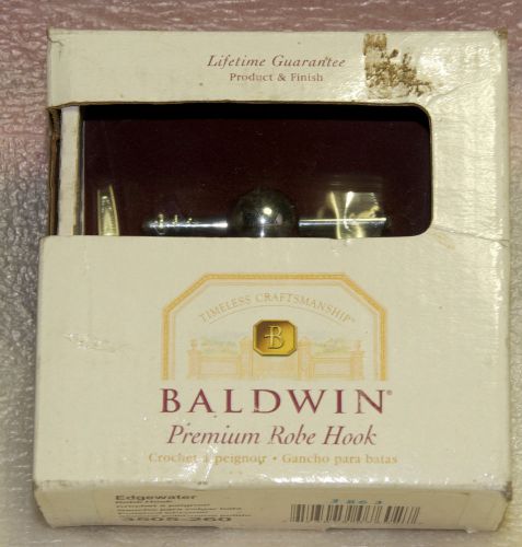 BALDWIN CHROME EDGEWATER ROBE HOOK 3505-260