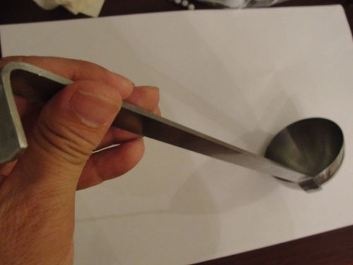 Capco stainless steel heavy weight  6 oz ladle spoon,  length 15&#034; for sale