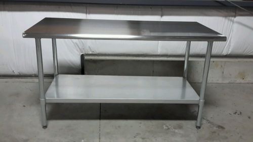 Used Royal Industries ROY WT3060 Stainless Steel 30&#034;W x 60&#034;L Work Table