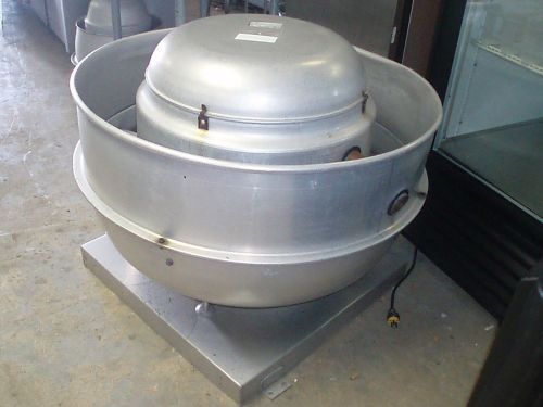 VENTILATION MUSHROOM VENTILATOR 3/4HP LOREN COOK EXHAUST UNIT RESTAURANT