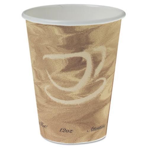 Solo Cup Company 412MSN Mistique Polycoated Hot Paper Cup, 12 Oz., Printed,