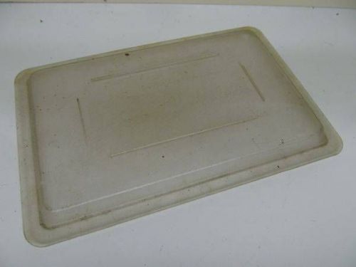 Rubbermaid 3310 CLEAR Storage Food Box Tote Ingredient Cover NSF 18 x 12