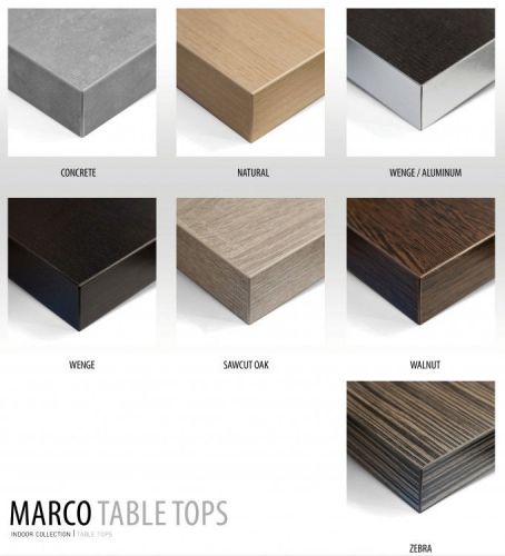 New florida seating 36&#034; round marco cafe table top - 7 colors available for sale