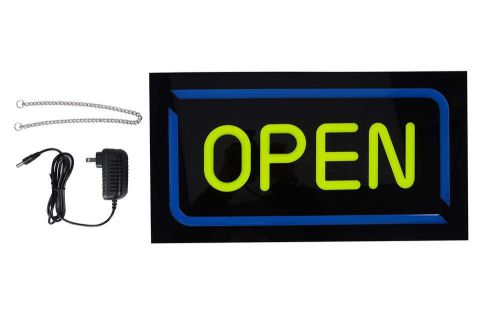 Animated Epoxy Resin LED Business Open Sign+On/Off Switch/Chain Light Neon