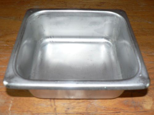 POLAR WARE  1/6 size STAINLESS STEEL Steam Table Pan 2.5&#034; Deep