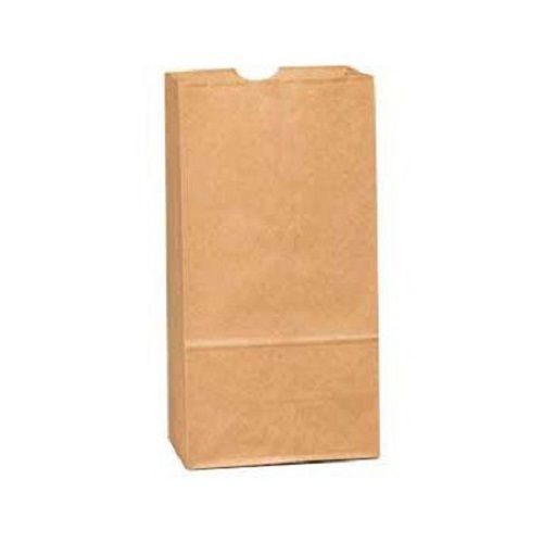 Lot of 50 AJM Brown Kraft Paper Bags 8lb Food Service lunch bag