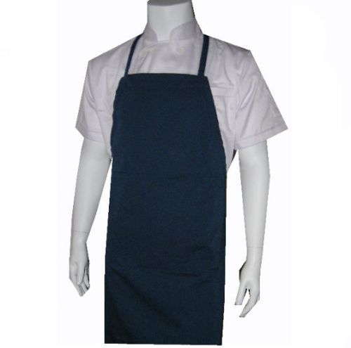 12 NEW NAVY BLUE APRONS CHEFS APPERAL POLYESTER PEN POCKET