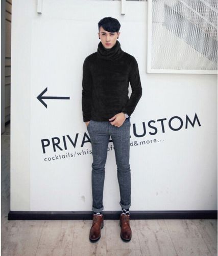 New high-necked sweater influx of men Beiji Rong knitting yarn clothes