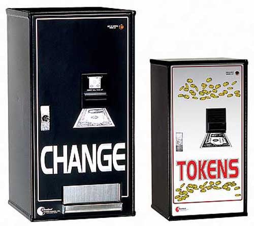 Standard change makers mc200 front loading change machine - bill changer for sale