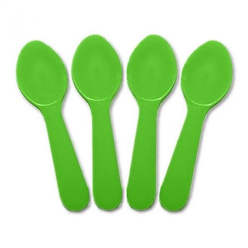 Mini Green Taster Spoons - Bulk Case of 3,000 