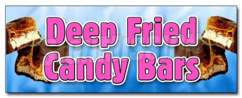 48&#034; DEEP FRIED CANDY BARS DECAL sticker fresh homemade fryed stick candybars