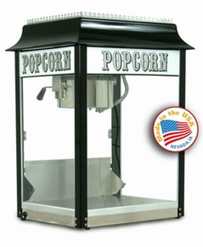 Paragon 1108820 1911 8oz black chrome popcorn machine for sale