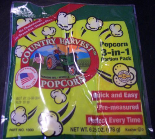Popcorn Portion Pack 1 Case 24 Packs for 4oz Machine