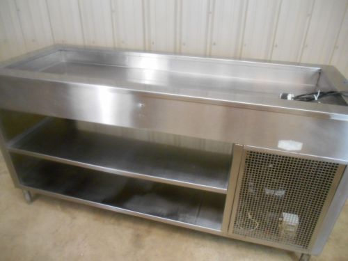 70&#034; Refrigerated Cold Well W/ Stand &amp; Shelves