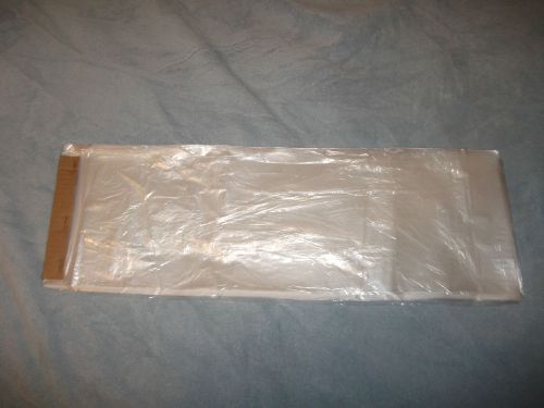 Poly newspaper bags, 1800 ct. clear. 7 1/2&#039;&#039;x 21&#039;&#039; 0.9mil thin smooth grade. for sale