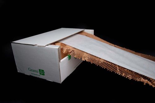 Geami honeycomb paper packaging - greenwrap exbox roll set - 750&#039; yield for sale