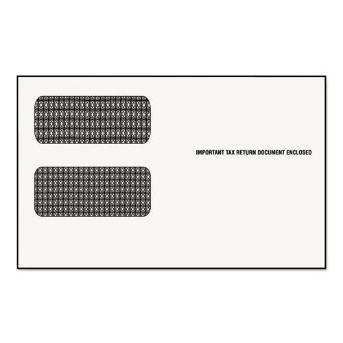 Double Window Tax Form Envelope/1099R/Misc Forms, 9&#034; x 5-5/8&#034;, 24/Pack