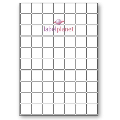 70 Per Page White A4 Self-Adhesive Square Laser Printer Labels Label Planet®