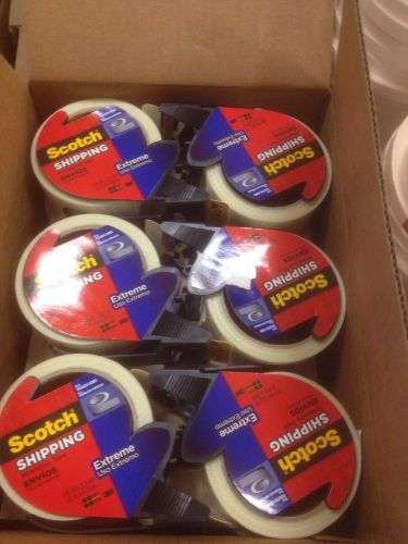 3M Scotch Extreme Shipping Strapping Tape 8959 RD (12) Rolls